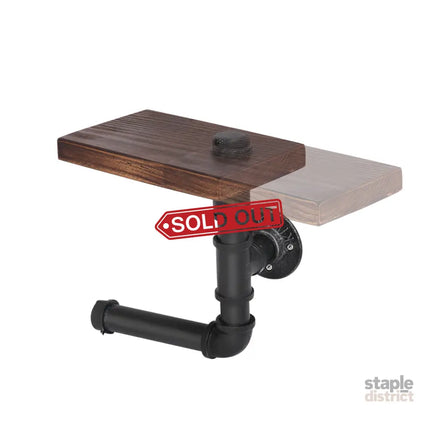 Artiss Floating DIY Pipe Shelf Toilet Paper Holder - Home & Garden > Bathroom Accessories > Toilet Paper Holders