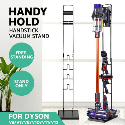 Artiss Freestanding Dyson Vacuum Cleaner Stand for V6 7 8 10 11 Black - Appliances > Vacuum Cleaners > Vacuum Cleaner