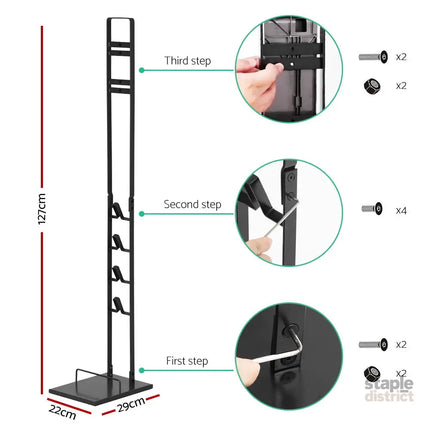 Artiss Freestanding Dyson Vacuum Cleaner Stand for V6 7 8 10 11 Black - Appliances > Vacuum Cleaners > Vacuum Cleaner
