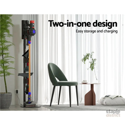 Artiss Freestanding Dyson Vacuum Cleaner Stand for V6 7 8 10 11 Grey - Appliances > Vacuum Cleaners > Vacuum Cleaner