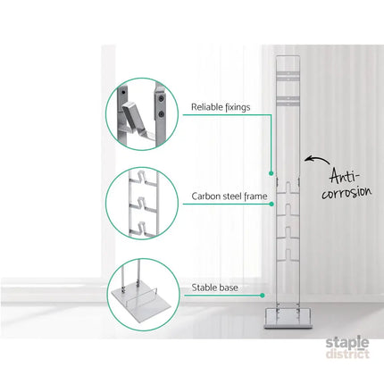 Artiss Freestanding Dyson Vacuum Cleaner Stand for V6 7 8 10 11 Silver - Appliances > Vacuum Cleaners > Vacuum Cleaner