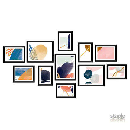 Artiss Photo Frames Art Holder 11PCS 5x7’’ 6x8’’ 8x10’’ Black - Home & Garden > Decor > Picture Frames
