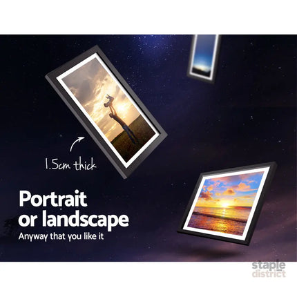 Artiss Photo Frames Art Holder 30PCS 8x10’’ 5x7’’ 4x6’’ 3.5x5’’ Black - Home & Garden > Decor > Picture Frames