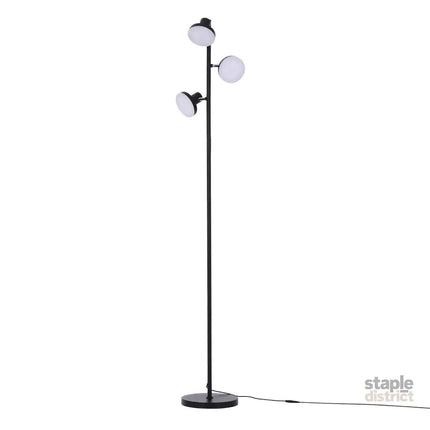 Artiss RGB Floor Lamp LED with 3 Swivel Lights Color Changing Lamp with Remote Stepless Dimmable - Home & Garden >