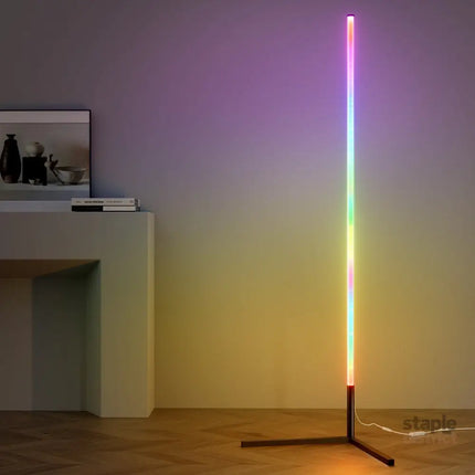 Artiss RGB LED Floor Lamp Remote Control Corner Light Stand Gaming Room 150CM - Home & Garden > Lighting > Floor Lamps