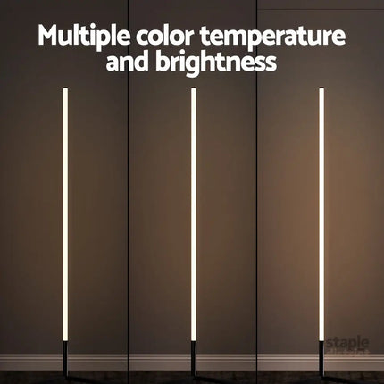 Artiss RGB LED Floor Lamp Remote Control Corner Light Stand Gaming Room 150CM - Home & Garden > Lighting > Floor Lamps