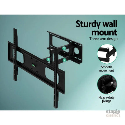Artiss TV Wall Mount Bracket for 32’’-70’’ LED LCD TVs Full Motion Strong Arms - Appliances > TV > TVs & Accessories