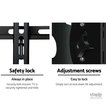 Artiss TV Wall Mount Bracket for 32’’-70’’ LED LCD TVs Tilt Slim Flat Low Profile - Appliances > TV > TVs & Accessories