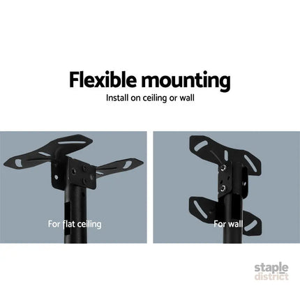 Artiss TV Wall Mount Bracket for 32’’-75’’ LED LCD TVs Full Motion Ceiling Mounted - Appliances > TV > TVs & Accessories