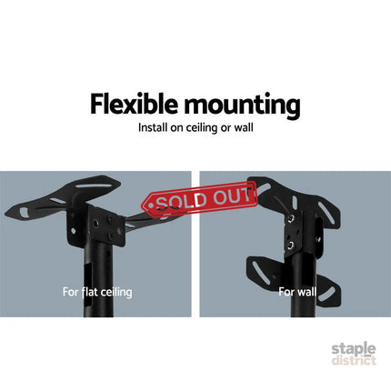 Artiss TV Wall Mount Bracket for 32’’-75’’ LED LCD TVs Full Motion Ceiling Mounted - Appliances > TV > TVs & Accessories