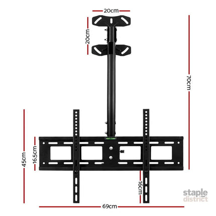Artiss TV Wall Mount Bracket for 32’’-75’’ LED LCD TVs Full Motion Ceiling Mounted - Appliances > TV > TVs & Accessories