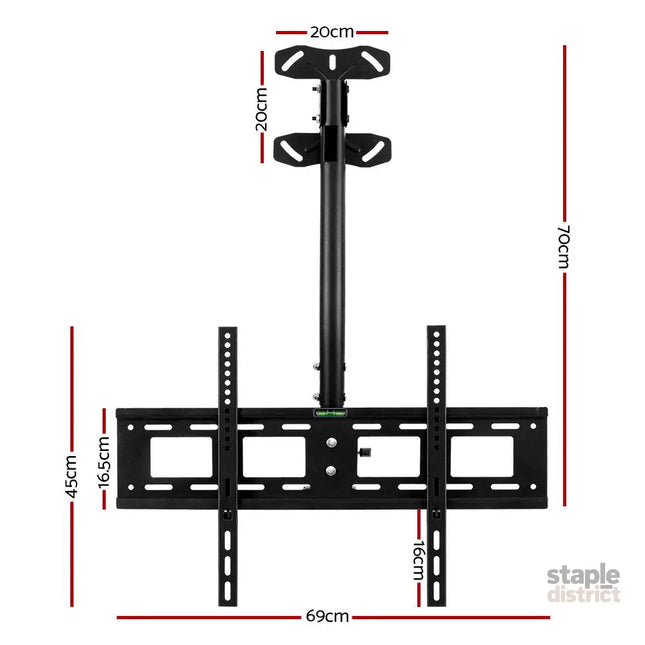 Artiss TV Wall Mount Bracket for 32’’-75’’ LED LCD TVs Full Motion Ceiling Mounted - Appliances > TV > TVs & Accessories
