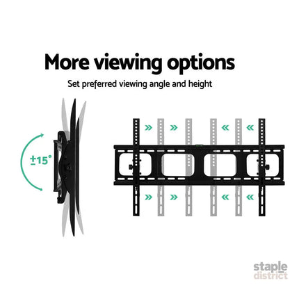 Artiss TV Wall Mount Bracket for 42’’-90’’ LED LCD TVs Tilt Slim Flat Low Profile - Appliances > TV > TVs & Accessories
