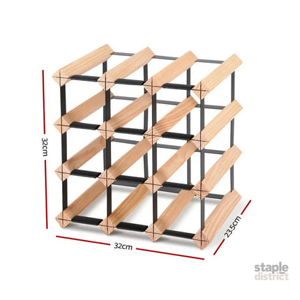 Artiss Wine Rack 12 Bottle - Furniture > Dining > Wine Racks