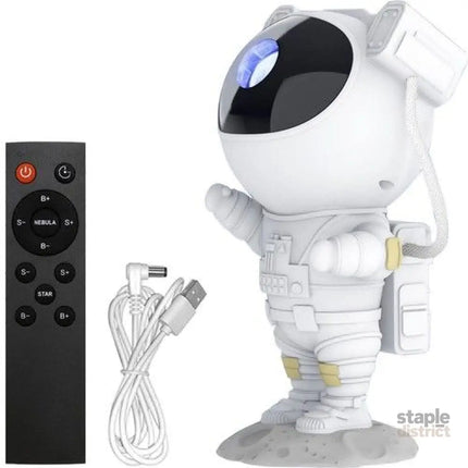 Astronaut Night Light with Remote Control Star Projector Galaxy Light White - Home & Garden > Lighting > Night Lights &