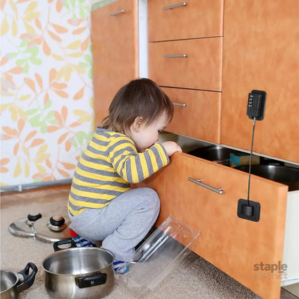 Baby Proofing Refrigerator lock Baby Safety Locks for Cabinets Cabinet Locks for Babies No Drilling Child Safety