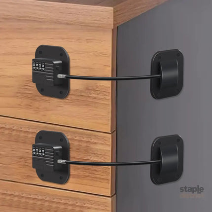 Baby Proofing Refrigerator lock Baby Safety Locks for Cabinets Cabinet Locks for Babies No Drilling Child Safety
