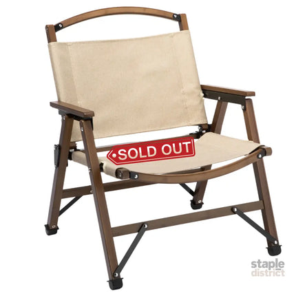 Bamboo Foldable Camping Table + 2 Chairs Waterproof Wood Wooden Travel Set Kit - Outdoor Recreation > Camping > Camp
