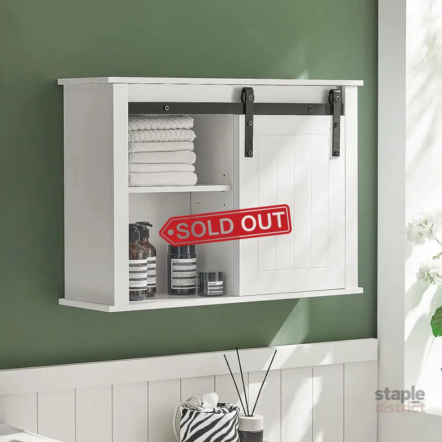 Bathroom Wall Cabinet Storage Cupboard - Furniture > Bathroom > Bathroom Cabinets Cupboards & Storage