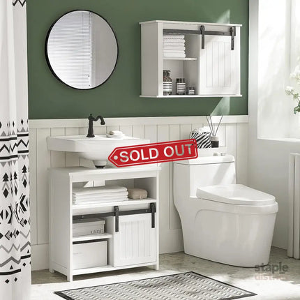 Bathroom Wall Cabinet Storage Cupboard - Furniture > Bathroom > Bathroom Cabinets Cupboards & Storage