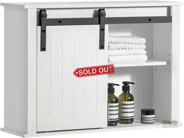 Bathroom Wall Cabinet Storage Cupboard - Furniture > Bathroom > Bathroom Cabinets Cupboards & Storage