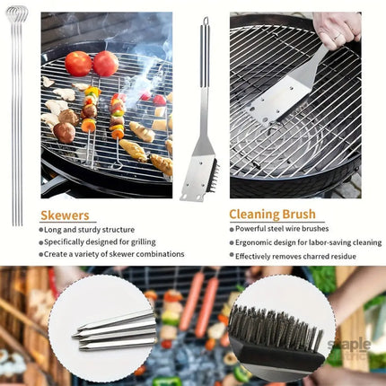 BBQ Grill Accessories Set (17pcs) - Appliances > Kitchen Appliances > Cooktops & Stoves