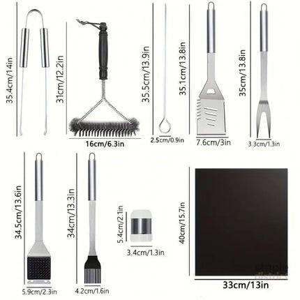 BBQ Grill Accessories Set (17pcs) - Appliances > Kitchen Appliances > Cooktops & Stoves