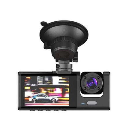 BDI C309 3-Camera 1080P Front & 720P Inside 2 Inch Screen + 480P Back Dash Cam - Electronics > Business & Home Security