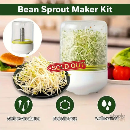 Bean Sprout Growing Machine Automatic Sprouting Pot Plant Germination Tool - Appliances > Kitchen Appliances >