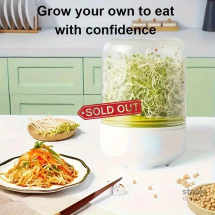 Bean Sprout Growing Machine Automatic Sprouting Pot Plant Germination Tool - Appliances > Kitchen Appliances >