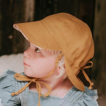 Bedhead Heritage Reversible Legionnaire Hat- Matilda/Maize S-2006733321211613191