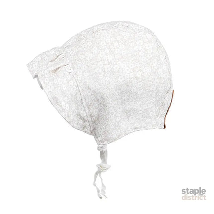 Bedhead Heritage Reversible Ruffle Bonnet Hat-Willow/Blanc M-2006733476937732096
