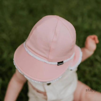 Bedhead Legionnaire Hat - Ruffle Trim 'Blush? L-2006733329973514242