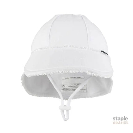 Bedhead Legionnaire Hat - Ruffle Trim 'White? L-2006733329671524352