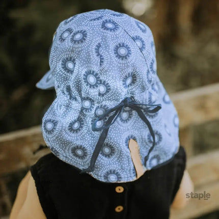 Bedhead Reversible Baby Flap Sun Hat-Norman/Indigo S-2006733320607633411