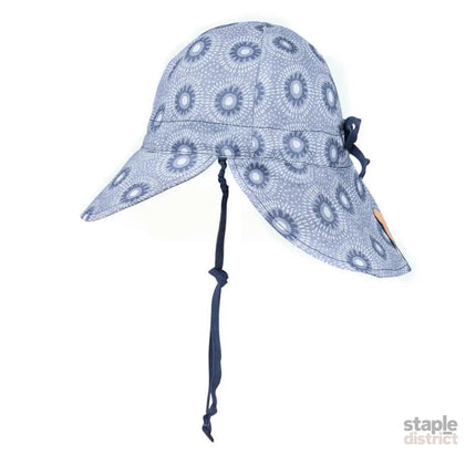 Bedhead Reversible Baby Flap Sun Hat-Norman/Indigo XS-2006733320423084032