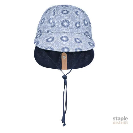 Bedhead Reversible Baby Flap Sun Hat-Norman/Indigo XS-2006733320423084033