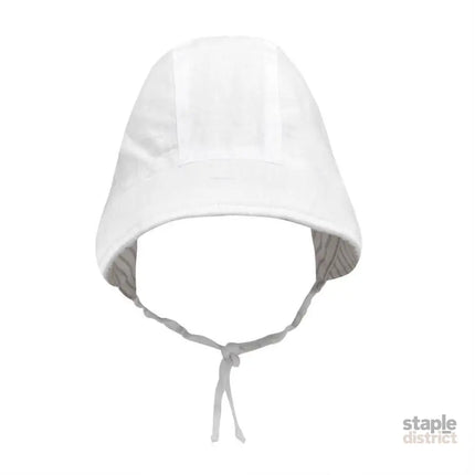 Bedhead Reversible Bonnet Hat- Finley/Blanc M-2006733320221757443