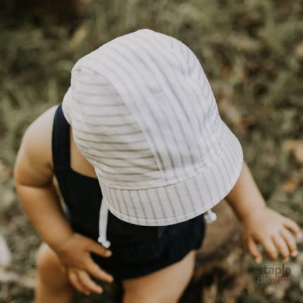 Bedhead Reversible Bonnet Hat- Finley/Blanc M-2006733320221757446