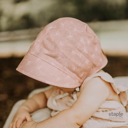 Bedhead Reversible Bonnet Hat- Frances/Flax S-2006733320028819457