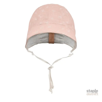 Bedhead Reversible Bonnet Hat- Frances/Flax S-2006733320028819459