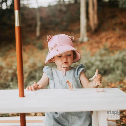 Bedhead Toddler Bucket Hat - Kitty Blush XS-2006733322625093637