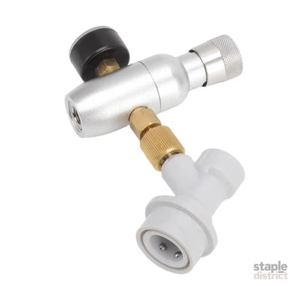 Beer Keg Charger CO2 Dispenser High Accuracy CO2 Gas Ball Lock Keg Regulator for Soda Beverage - Commercial >