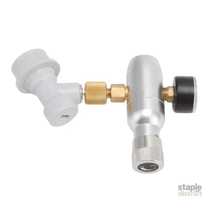 Beer Keg Charger CO2 Dispenser High Accuracy CO2 Gas Ball Lock Keg Regulator for Soda Beverage - Commercial >