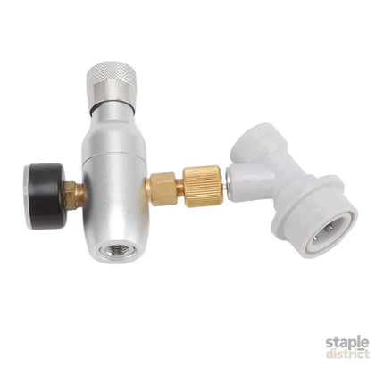 Beer Keg Charger CO2 Dispenser High Accuracy CO2 Gas Ball Lock Keg Regulator for Soda Beverage - Commercial >