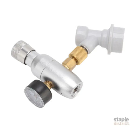 Beer Keg Charger CO2 Dispenser High Accuracy CO2 Gas Ball Lock Keg Regulator for Soda Beverage - Commercial >