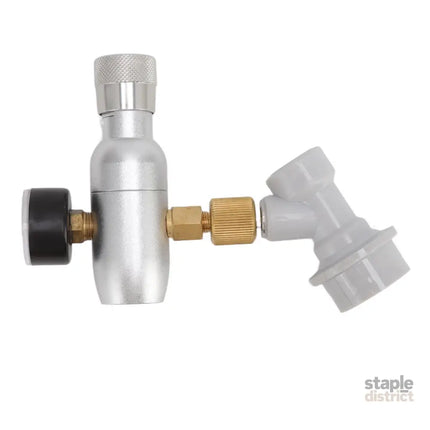 Beer Keg Charger CO2 Dispenser High Accuracy CO2 Gas Ball Lock Keg Regulator for Soda Beverage - Commercial >