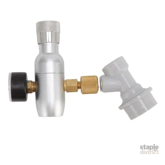 Beer Keg Charger CO2 Dispenser High Accuracy CO2 Gas Ball Lock Keg Regulator for Soda Beverage - Commercial >