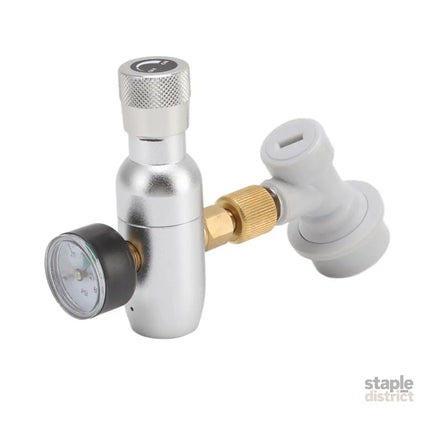 Beer Keg Charger CO2 Dispenser High Accuracy CO2 Gas Ball Lock Keg Regulator for Soda Beverage - Commercial >