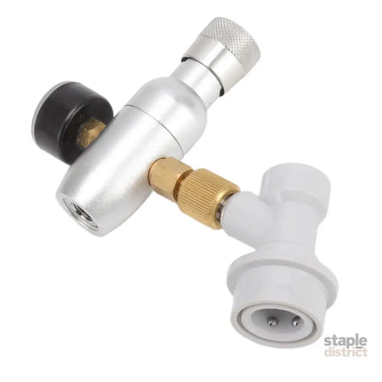 Beer Keg Charger CO2 Dispenser High Accuracy CO2 Gas Ball Lock Keg Regulator for Soda Beverage - Commercial >